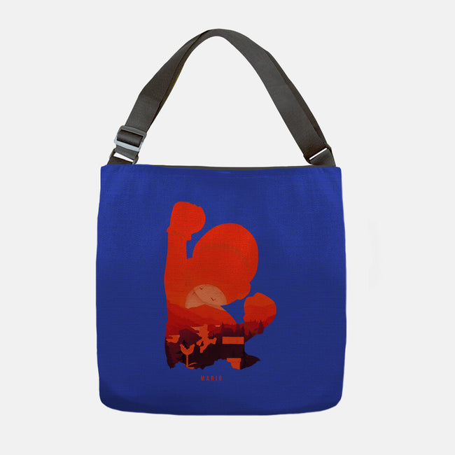 Mario Landscape-None-Adjustable Tote-Bag-MaxoArt