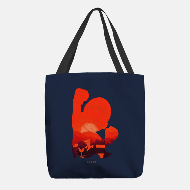 Mario Landscape-None-Basic Tote-Bag-MaxoArt