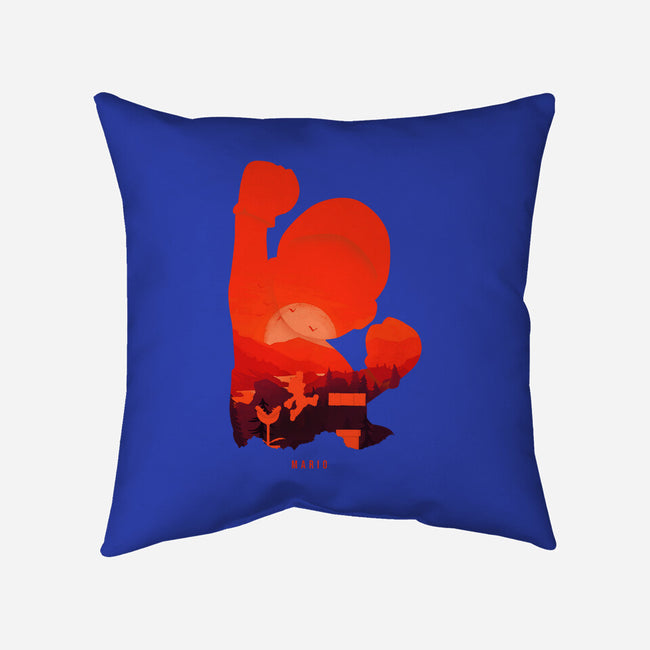 Mario Landscape-None-Removable Cover w Insert-Throw Pillow-MaxoArt