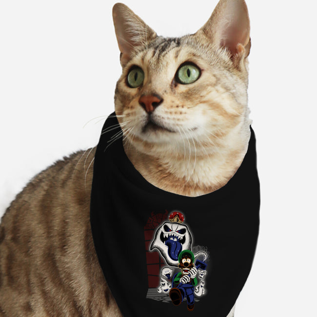 Mansion Ghost-Cat-Bandana-Pet Collar-rmatix