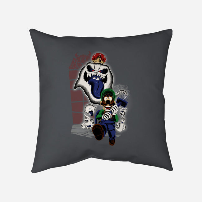 Mansion Ghost-None-Removable Cover-Throw Pillow-rmatix