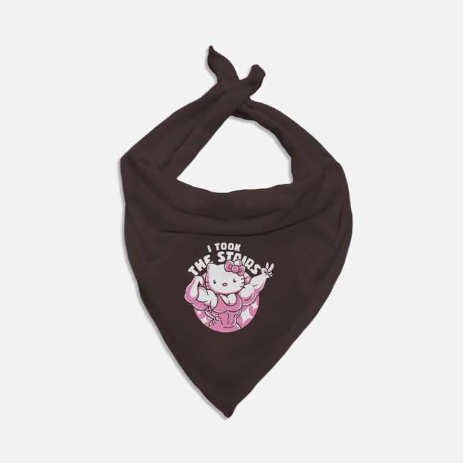 Hello Muscles-Cat-Bandana-Pet Collar-estudiofitas