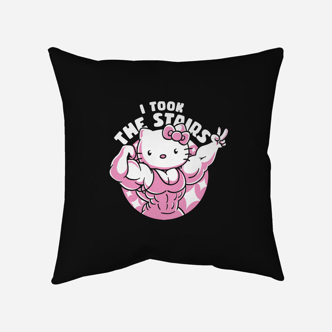 Hello Muscles-None-Non-Removable Cover w Insert-Throw Pillow-estudiofitas