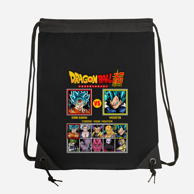 Saiyan Fighter-None-Drawstring-Bag-spoilerinc