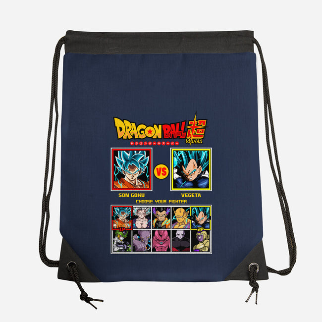 Saiyan Fighter-None-Drawstring-Bag-spoilerinc