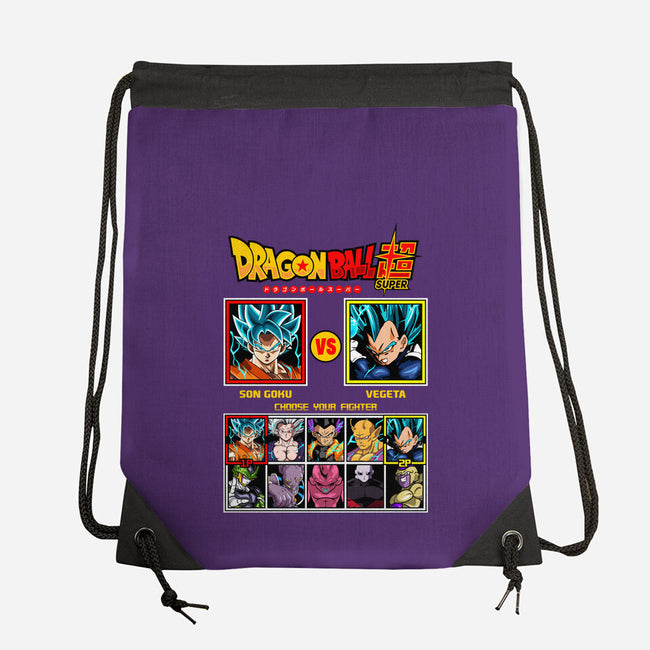 Saiyan Fighter-None-Drawstring-Bag-spoilerinc