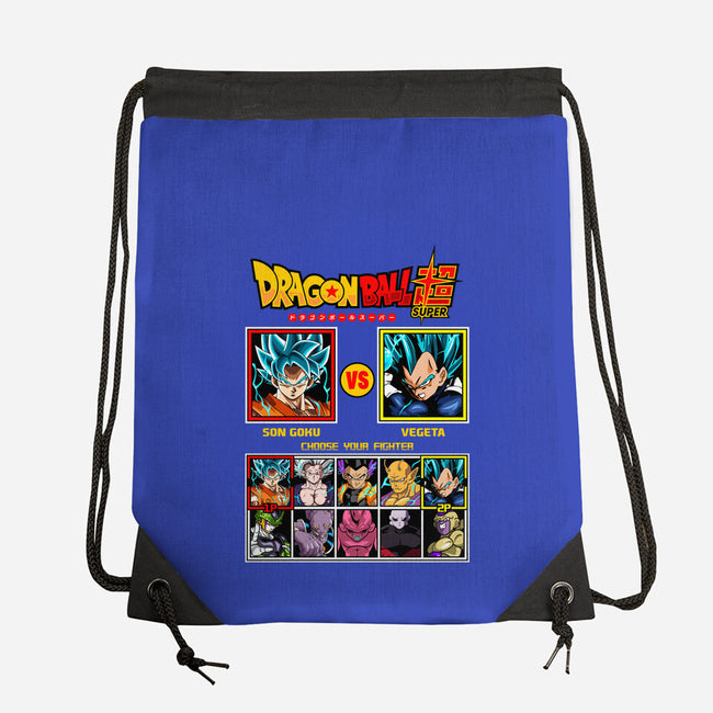 Saiyan Fighter-None-Drawstring-Bag-spoilerinc