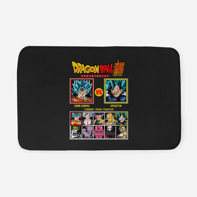 Saiyan Fighter-None-Memory Foam-Bath Mat-spoilerinc