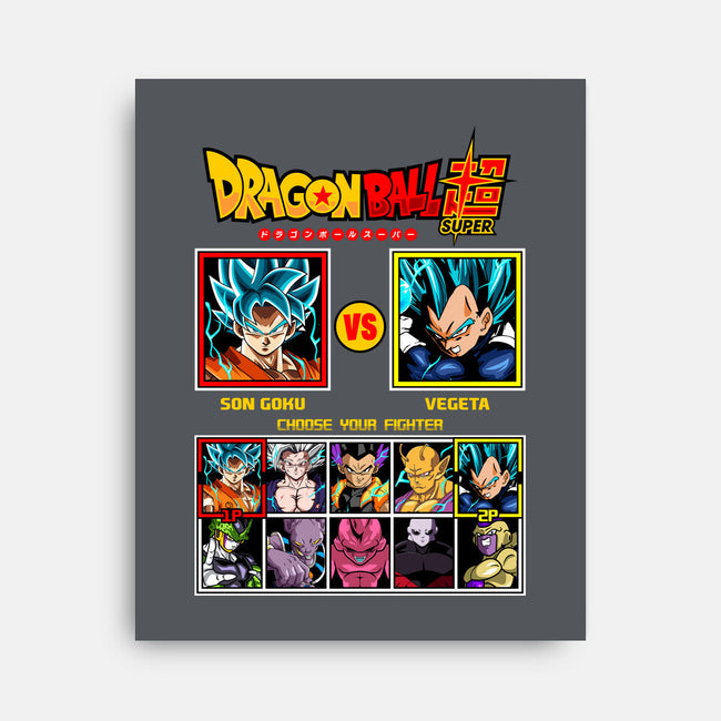 Saiyan Fighter-None-Stretched-Canvas-spoilerinc