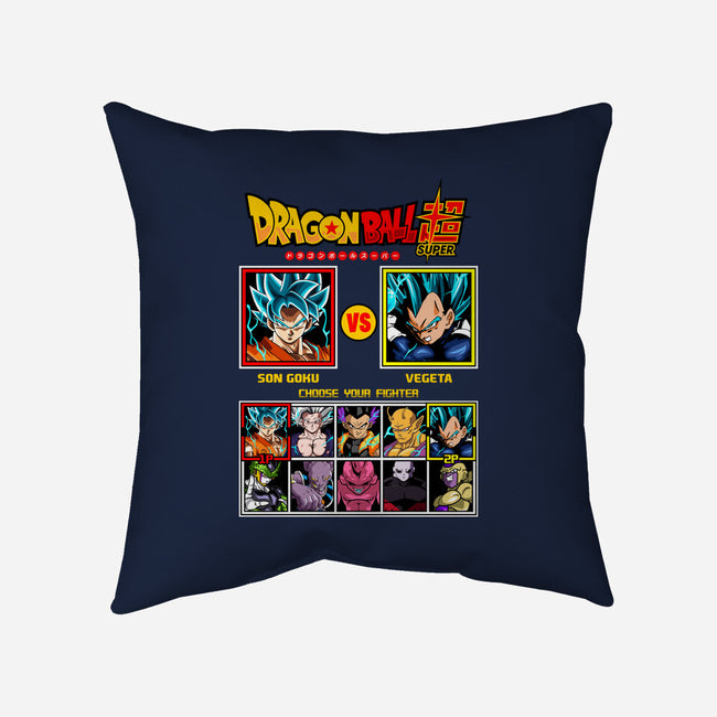 Saiyan Fighter-None-Non-Removable Cover w Insert-Throw Pillow-spoilerinc