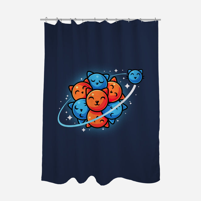 Cat Atom-None-Polyester-Shower Curtain-erion_designs