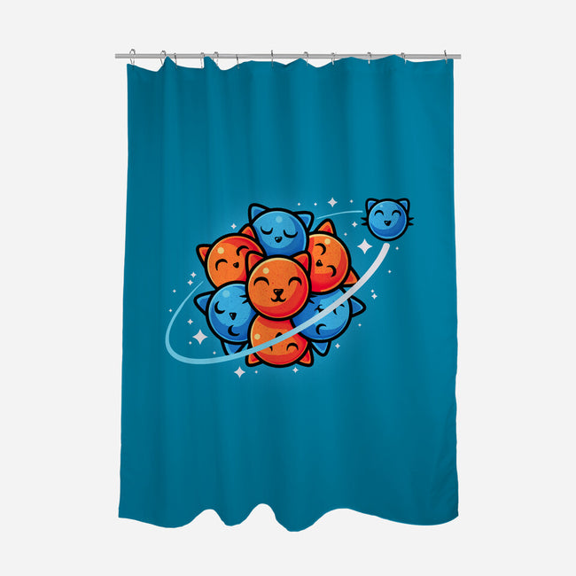 Cat Atom-None-Polyester-Shower Curtain-erion_designs