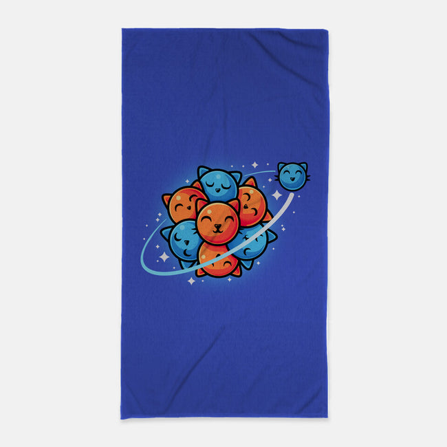 Cat Atom-None-Beach-Towel-erion_designs
