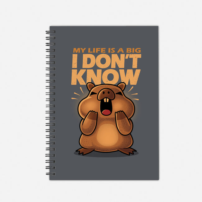 Confused Capybara-None-Dot Grid-Notebook-erion_designs