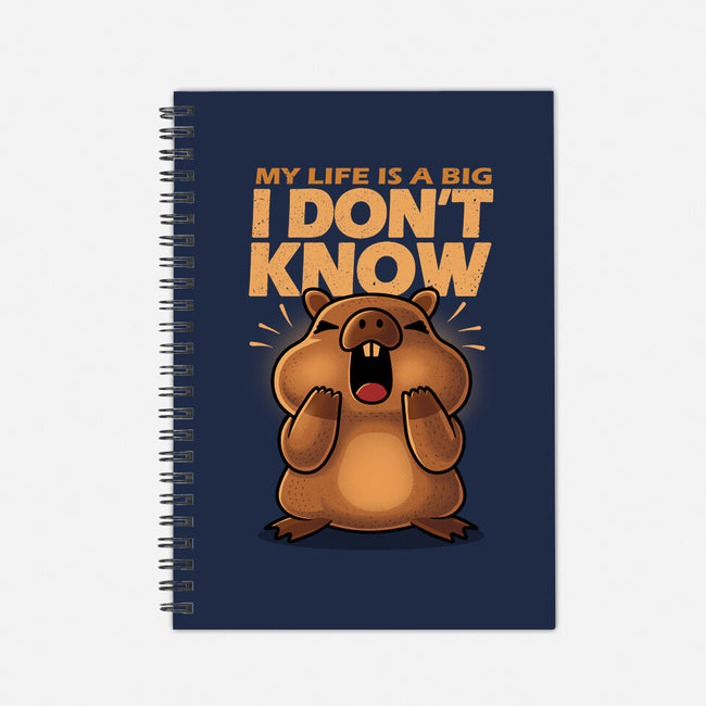 Confused Capybara-None-Dot Grid-Notebook-erion_designs