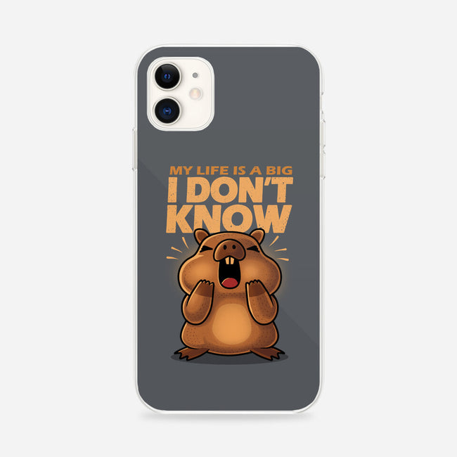 Confused Capybara-iPhone-Snap-Phone Case-erion_designs