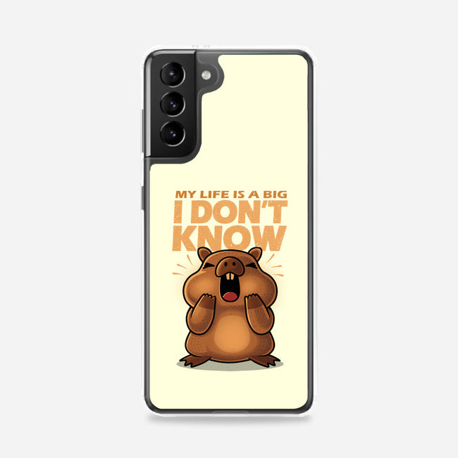 Confused Capybara-Samsung-Snap-Phone Case-erion_designs