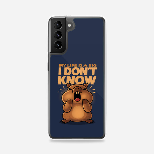 Confused Capybara-Samsung-Snap-Phone Case-erion_designs