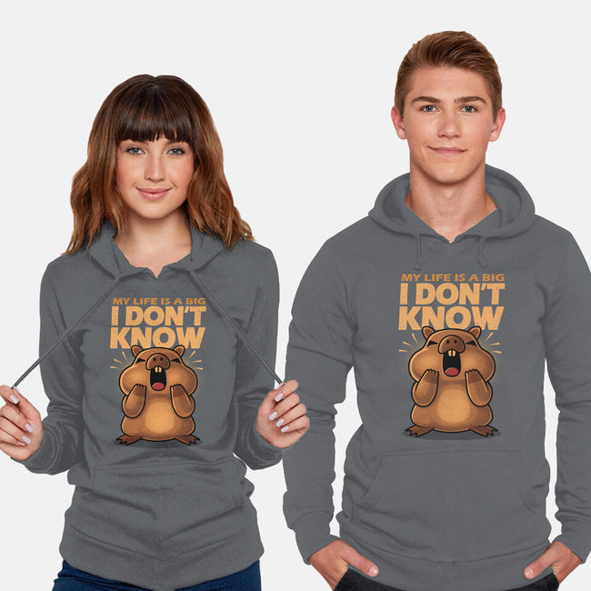 Confused Capybara-Unisex-Pullover-Sweatshirt-erion_designs