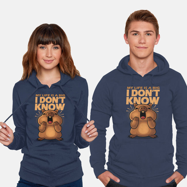 Confused Capybara-Unisex-Pullover-Sweatshirt-erion_designs