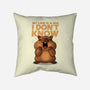 Confused Capybara-None-Removable Cover-Throw Pillow-erion_designs