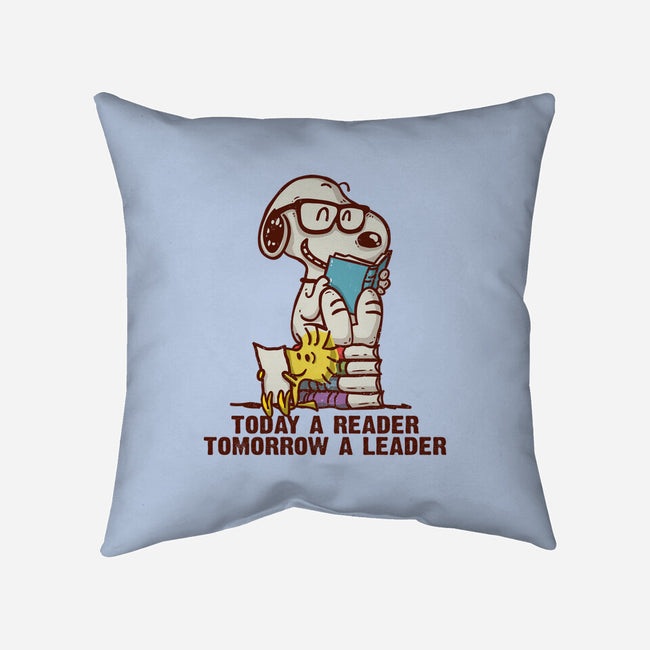 Readers Creates Leader-None-Removable Cover-Throw Pillow-Xentee