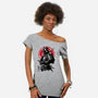 Samurai Clan Oda-Womens-Off Shoulder-Tee-DrMonekers