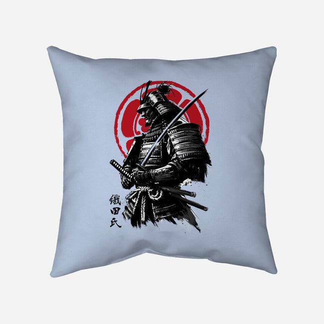 Samurai Clan Oda-None-Non-Removable Cover w Insert-Throw Pillow-DrMonekers