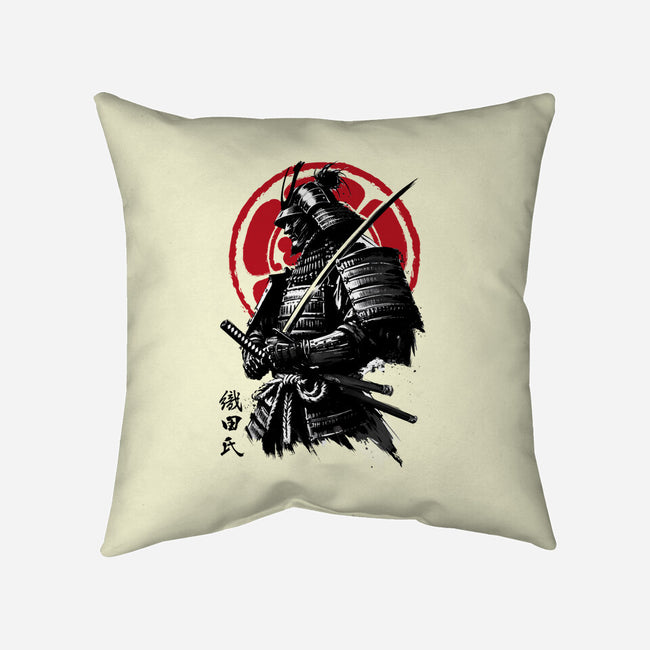 Samurai Clan Oda-None-Non-Removable Cover w Insert-Throw Pillow-DrMonekers