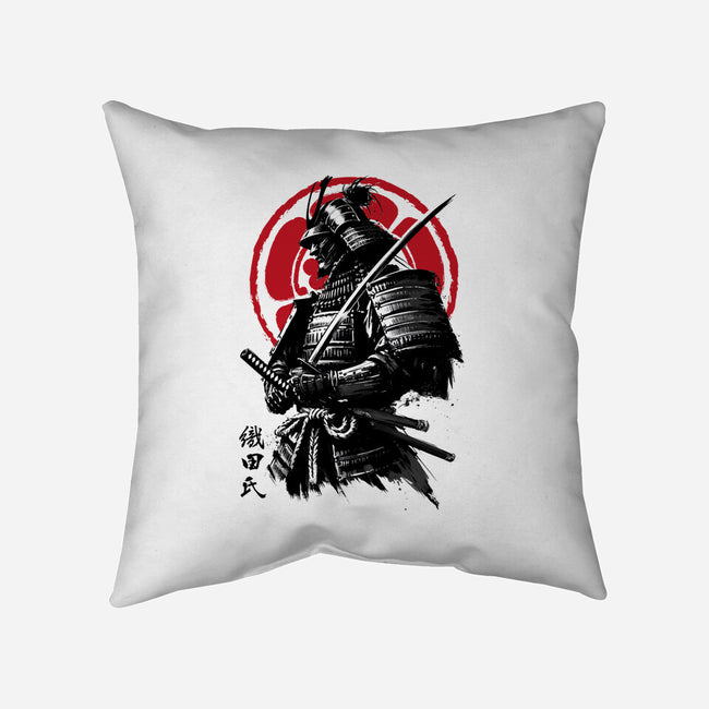 Samurai Clan Oda-None-Non-Removable Cover w Insert-Throw Pillow-DrMonekers