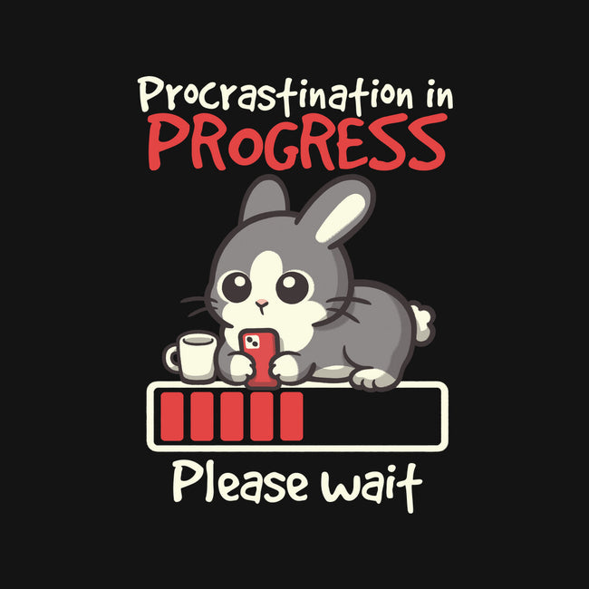 Bunny Procrastination In Progress-Womens-V-Neck-Tee-NemiMakeit