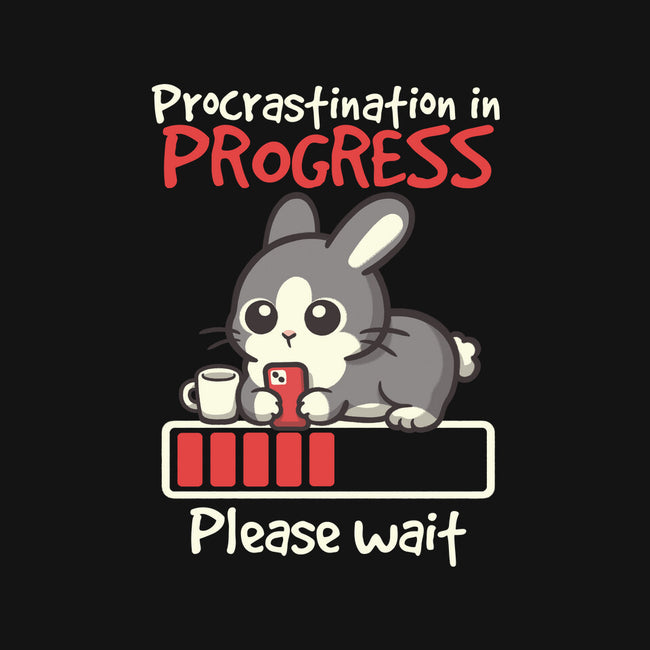 Bunny Procrastination In Progress-None-Fleece-Blanket-NemiMakeit