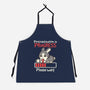 Bunny Procrastination In Progress-Unisex-Kitchen-Apron-NemiMakeit