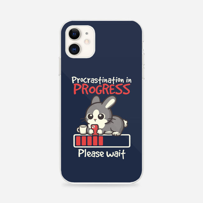 Bunny Procrastination In Progress-iPhone-Snap-Phone Case-NemiMakeit