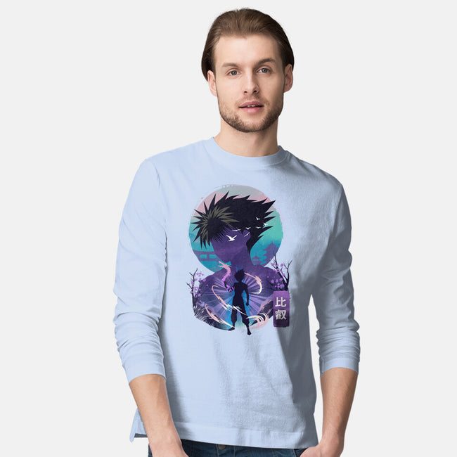 Dark Dragon-Mens-Long Sleeved-Tee-dandingeroz