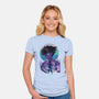 Dark Dragon-Womens-Fitted-Tee-dandingeroz