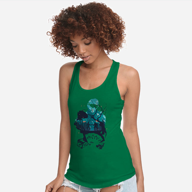 Holographic Trickster-Womens-Racerback-Tank-Dipewhy