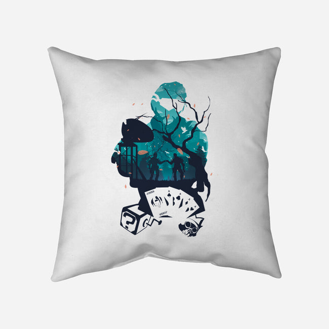 Holographic Trickster-None-Removable Cover-Throw Pillow-Dipewhy
