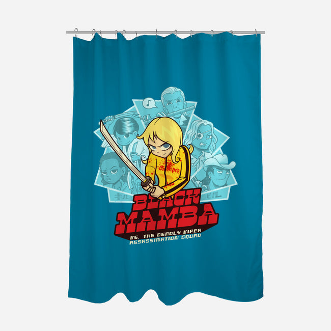 Black Mamba Vs The Deadly Vipers-None-Polyester-Shower Curtain-kgullholmen