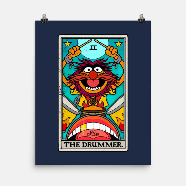 The Drummer-None-Matte-Poster-drbutler