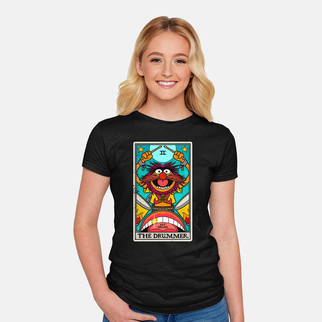 The Drummer-Womens-Fitted-Tee-drbutler