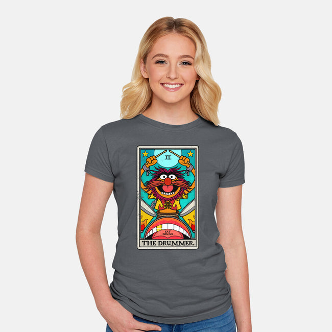 The Drummer-Womens-Fitted-Tee-drbutler