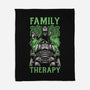Spooky Goth Family-None-Fleece-Blanket-Studio Mootant