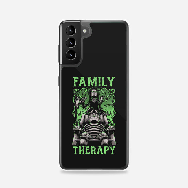 Spooky Goth Family-Samsung-Snap-Phone Case-Studio Mootant