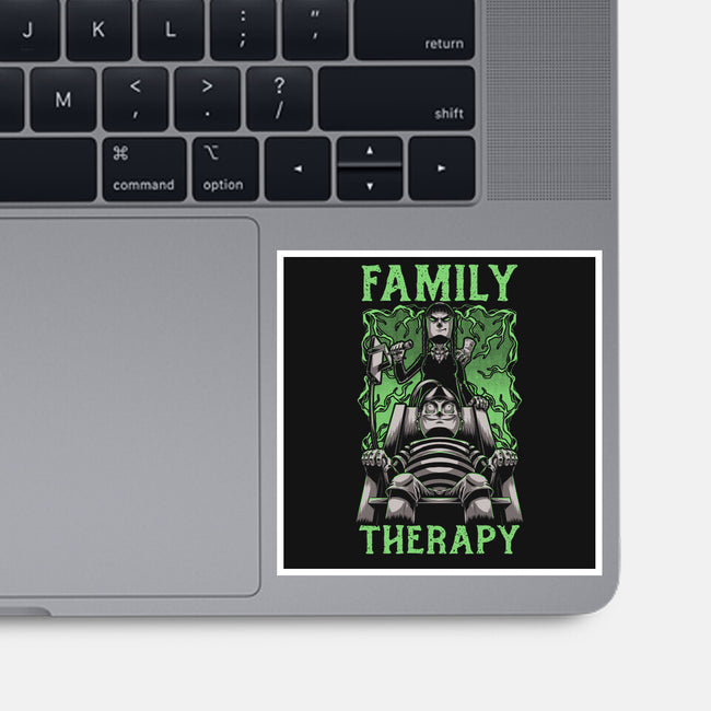Spooky Goth Family-None-Glossy-Sticker-Studio Mootant