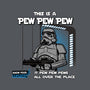 Pew Pew Pew-None-Memory Foam-Bath Mat-AndreusD