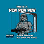 Pew Pew Pew-None-Non-Removable Cover w Insert-Throw Pillow-AndreusD