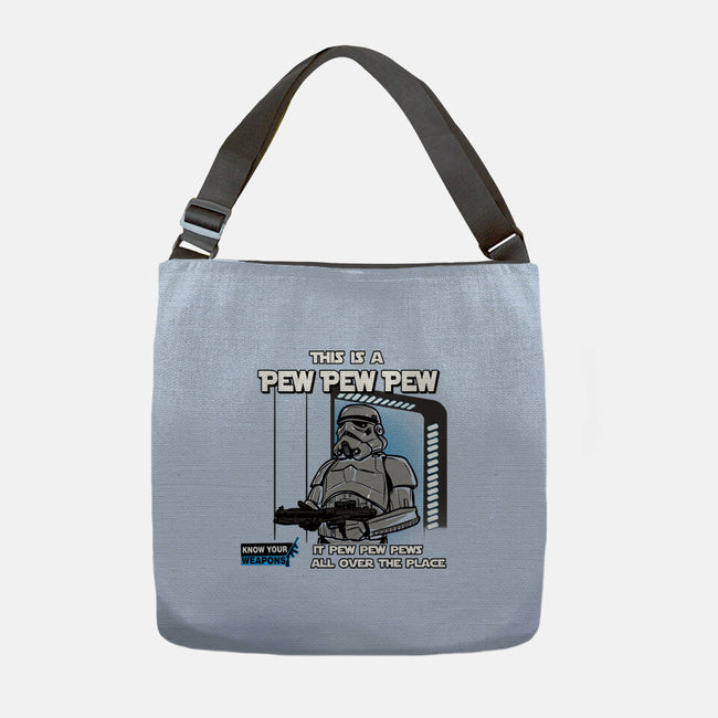 Pew Pew Pew-None-Adjustable Tote-Bag-AndreusD