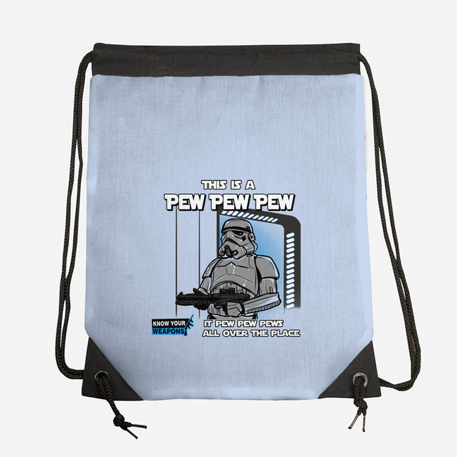 Pew Pew Pew-None-Drawstring-Bag-AndreusD