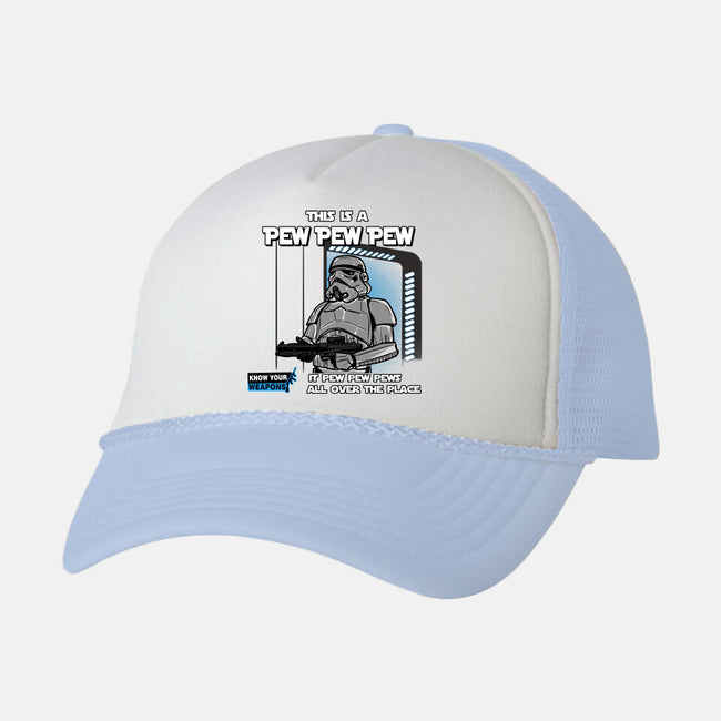Pew Pew Pew-Unisex-Trucker-Hat-AndreusD